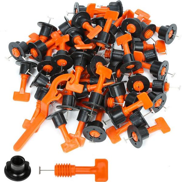 Jopassy 220 Pezzi Sistema Di Livellamento Per Piastrelle Cunei Riutilizzabili Per La Posa Delle Piastrelle Utensili Manuali In Plastica Per Piastrelle Con Chiave Per Piastrelle Per Pareti E Pavimenti-image