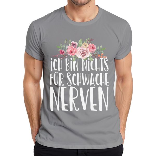 I'm Not For The Faint-Hearted Funny Saying Statement Fun T-Shirt Da Uomo, Grigio, L-image