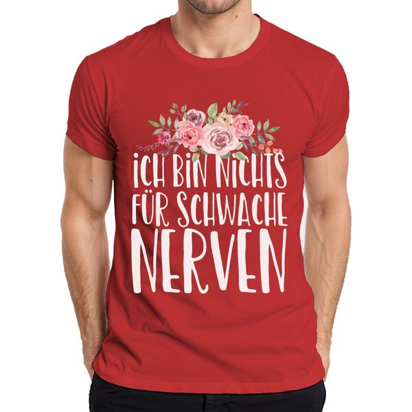 I'm Not For The Faint-Hearted Funny Saying Statement Fun T-Shirt Da Uomo, Rosso, 3XL-image