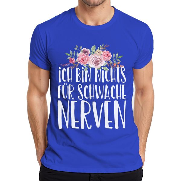 I'm Not For The Faint-Hearted Funny Saying Statement Fun T-Shirt Da Uomo, Blu, S-image
