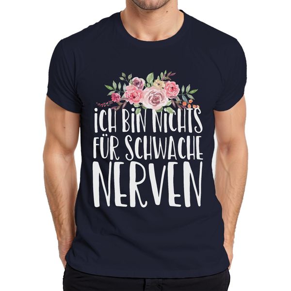 I'm Not For The Faint-Hearted Funny Saying Statement Fun T-Shirt Da Uomo, Navy, M-image