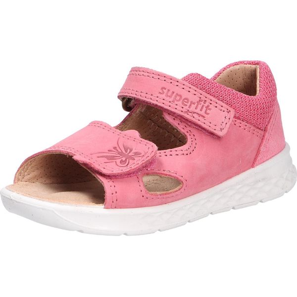 Superfit Lagoon 0005185500 Primo Sandalo, Ragazze, Pelle/Tessuto, Rosa - Scarpe Per Bambini, Misura 18 - 26, Multicolore, Pelle/Tessuto (Nabuk/Velour)-image