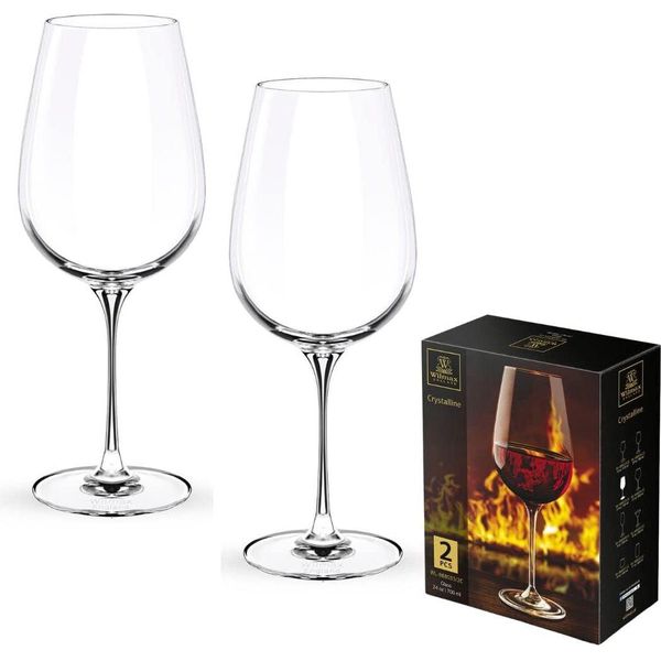 Wilmax Bicchiere Da Vino Stella In Cristallo 700 Ml Set Di 2 WL-888035/2C-image