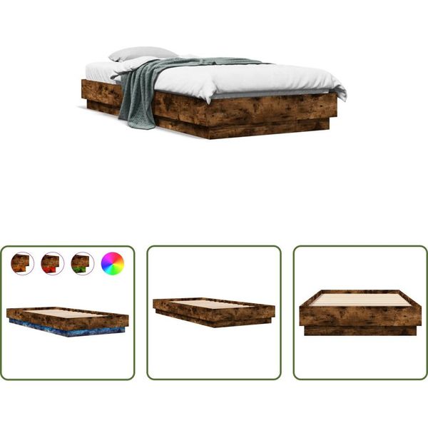 Il Giroletto The Living Store Con Led In Rovere Fumé 100X200 Cm-image