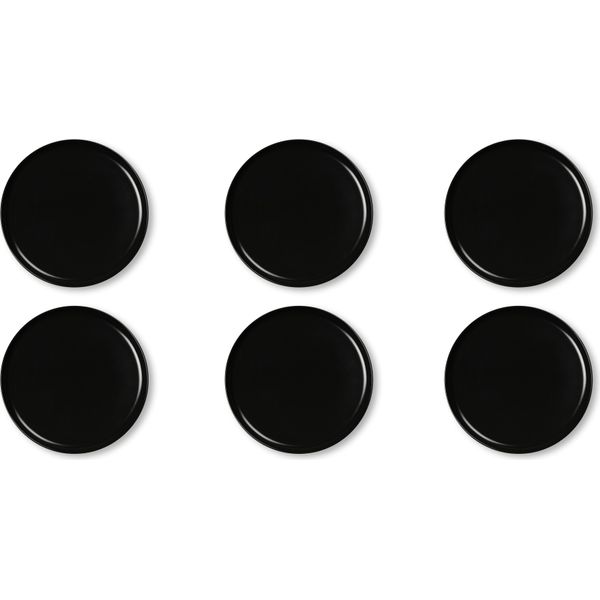 Set Di 6 Piatti Excelsa Nordic 27 Cm Kermik Nero-image