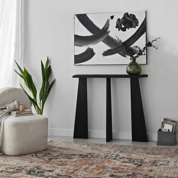 Skye Decor, Cleopatra - Antracite, Cassettiera, 100 % Legno Massiccio, Antracite, 100 X 28 X 83 Cm-image
