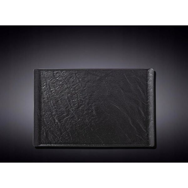 Wilmax Slatestone Piatto Rettangolare Nero 29,5 X 14,5 Cm WL-661109/A-image