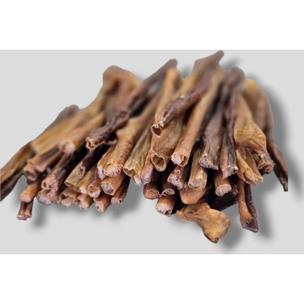 1Kg Intestino Di Maiale Essiccato Masticare Cane Snack Cibo Cane Masticare Essiccato 15Cm, Cucciolo Bastoni Intestino Di Manzo Essiccato Cane Tratta-image