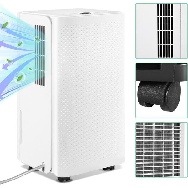 Jayseuw Deumidificatore 16L/Giorno Modalità Sleep, Serbatoio Rimovibile Da 2L Timer 24 Ore Contro Sporco Umidità E Muffa Per Camera Da Letto Bagno Cantina Armadio Ufficio Garage-image