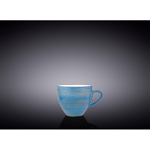 Tazza Da Caffè Espresso Wilmax, 75 Ml, Blu, Porcellana, WL-669633/A-image