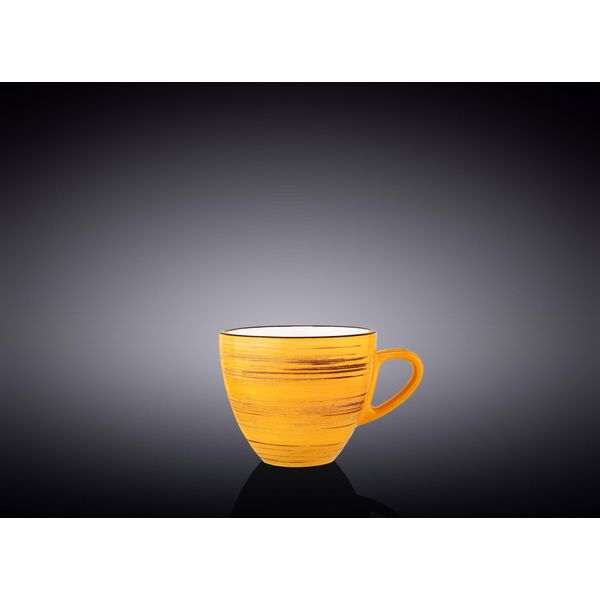 Tazza Da Espresso Wilmax, 110 Ml, Giallo, Porcellana, WL-669434/A-image