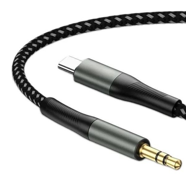 Cavo Aux USB-C Cavo Jack Da 3,5 Mm Adattatore Per Cuffie Audio Per Samsung + Iphone-image