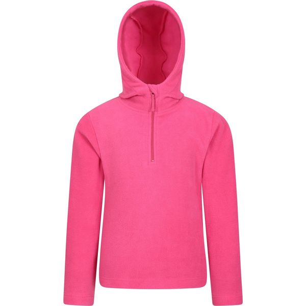 Mountain Warehouse - Maglia Con Cappuccio "Camber Ii"" Per Bambini MW2090 (140) (Rosa Scuro)"-image