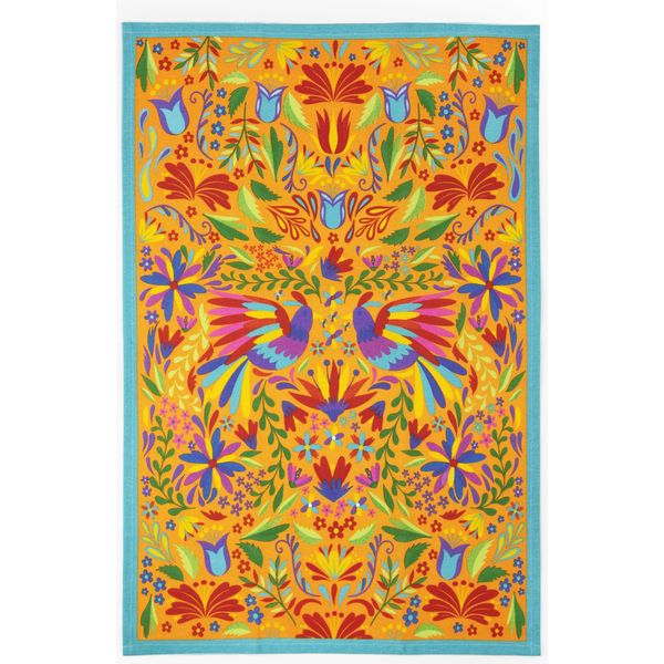 Strofinaccio Excelsa Fiori Messicani Cotone 50X70 Cm Colorato-image