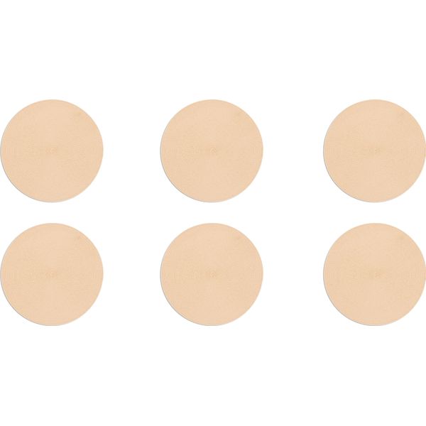 Excelsa Set Di 6 Tovagliette Rotonde In Plastica D36 Crema-image