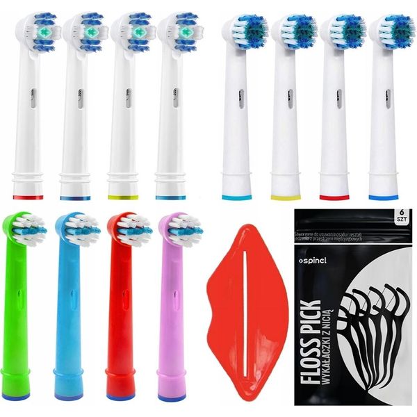 Spazzolini Oral-B Vitality Per Bambini, Set Di 12 Testine Di Ricambio Compatibili-image