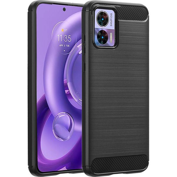 Motorola Edge 30 Neo Sleeve - Silicone - Custodia/Copertura Morbida Imoshion - Nero-image