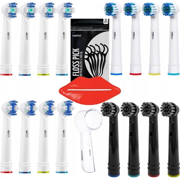 Set Di Spazzolini Oral-B 16 Testine Di Ricambio Compatibili Con Braun-image