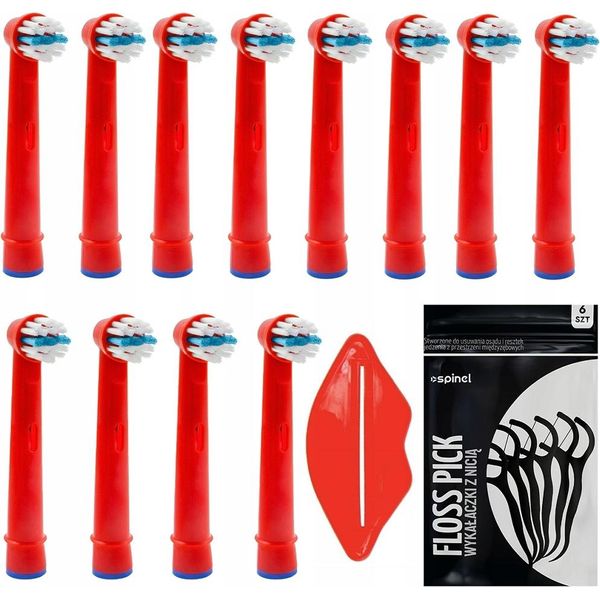 Set Di 12 Spazzolini Elettrici Compatibili Oral-B Kids Stages-image