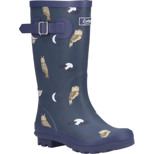 Cotswold - Kinder Gummistiefel "Woodland"", Eule FS11057 (30 Eu) (Blau)"-image