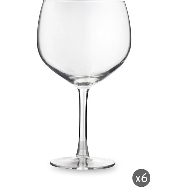Excelsa Set Di 6 Bicchieri Gin 65 Cl Trasparente-image