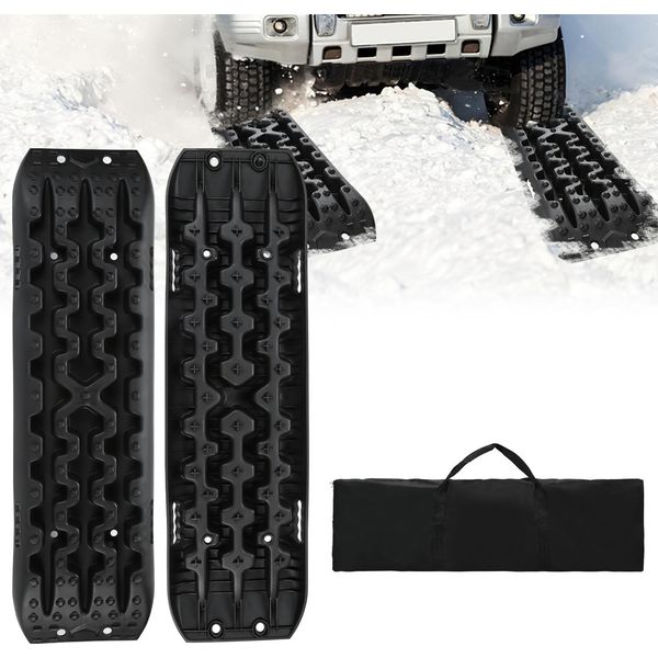 Clanmacy 2 Pezzi Di Aiuto Trazione Pneumatici Auto Catene Da Neve 10T Carico Aiuto Trazione-image