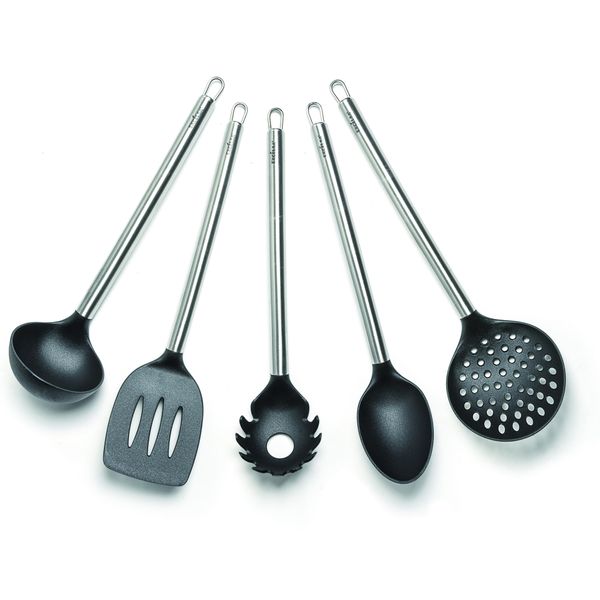 Set Di Utensili Excelsa 5 Pezzi Classic Nylon Nero-image