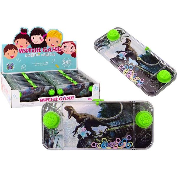 Gioco Arcade Ad Acqua Dinosauro Velociraptor Console Pad Verde-image