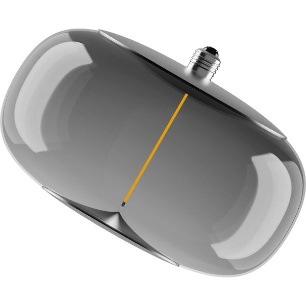 Osram Vintage 1906 Led Grande Lampada Decorativa Con Filamentazione Stile Magnetico 4W 818 Fumo E27 Elipse-image