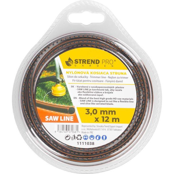 Filo Per Decespugliatore Sawline 3,0 Mm, Lunghezza 12 M, Seghettato-image