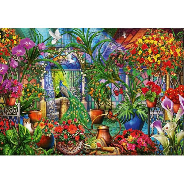 Puzzle Bluebird Legespiel Tropical Green House - 1000 Pezzi-image