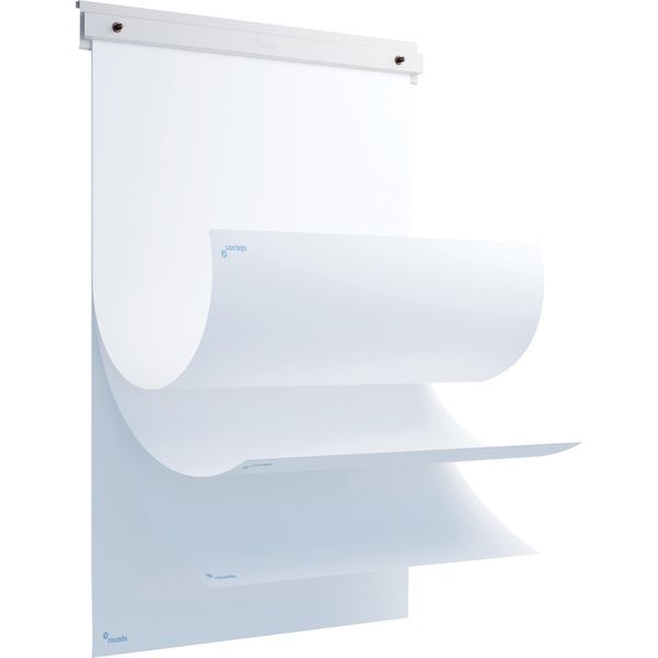 Portablocco Per Lavagna A Fogli Mobili Skin, 63 X 100 Cm, Bianco-image