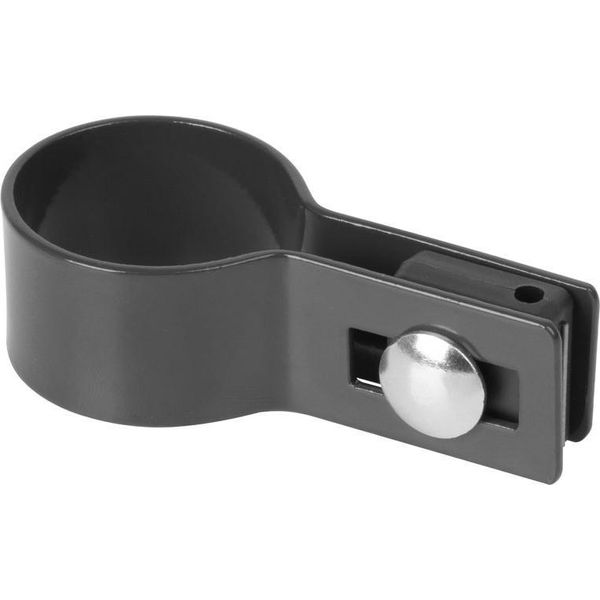 Morsetto Strend Pro Eurostandard, 38 Mm, Terminale, Antracite, RAL7016, Per Palo Rotondo-image