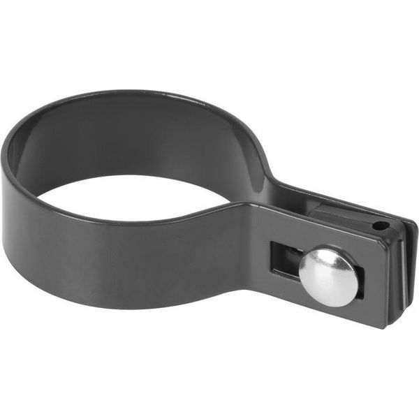 Morsetto Strend Pro Eurostandard, 60 Mm, Terminale, Antracite, Zn+Pvc, RAL7016, Per Palo Rotondo-image