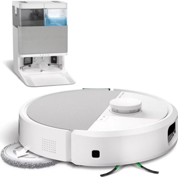 Irobot Roomba Plus 505 Combo+ Autowash Dock, White-image