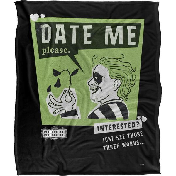 Beetlejuice - Coperta "Tre Parole"" TV19098 (Taglia Unica) (A Colori)"-image