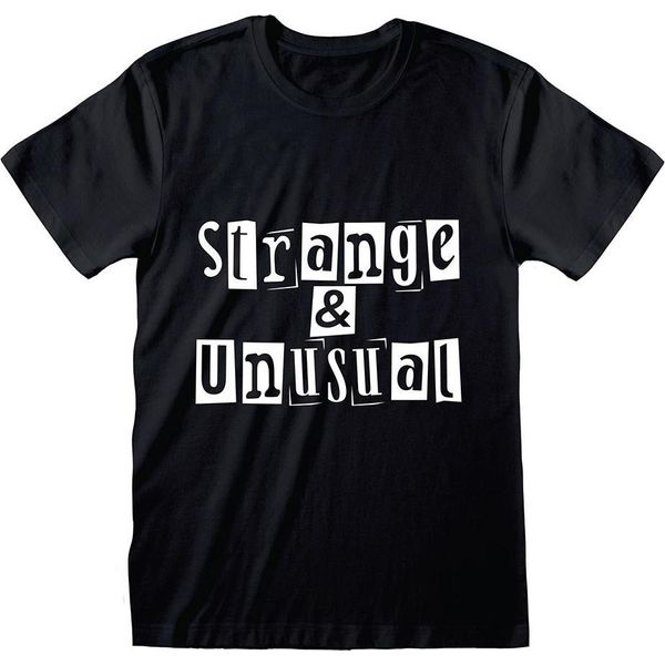 Something Different - Maglietta "Strange & Unusual"" Per Uomo/Donna Unisex SD10135 (Xxl) (Nero)"-image