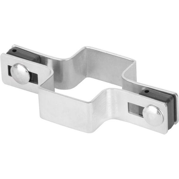 Morsetto Strend Pro Eurostandard, 60X40 Mm, Intermedio, Zincato, Per Palo Quadrato-image
