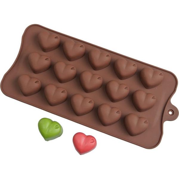 Stampo In Silicone Per Praline Gelato Dessert Cuore-image