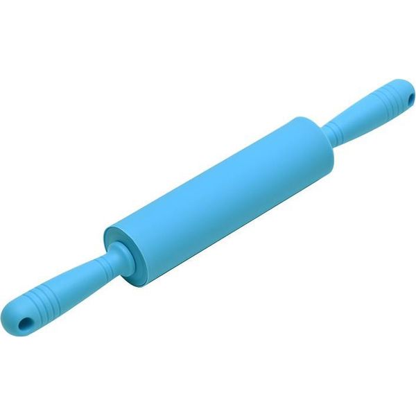 Rullo Da Pasticceria In Silicone Antiaderente Blu 38 Cm-image