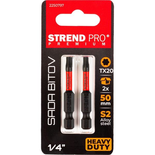 Bit Strend Pro Premium Torx, T 20, Conf. 2 Pz-image