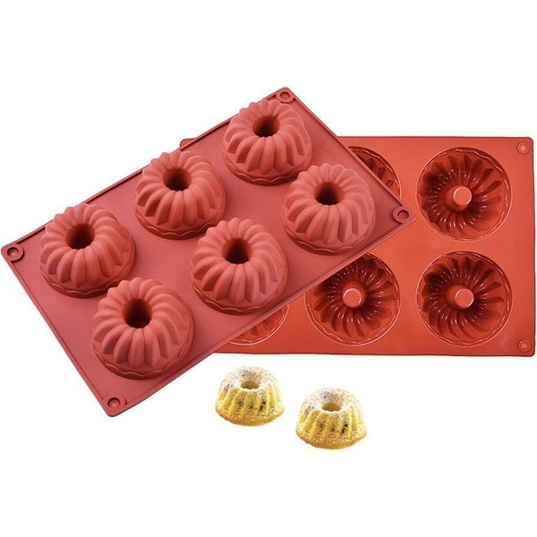 Stampo Per Muffin In Silicone Con Manicotto-image