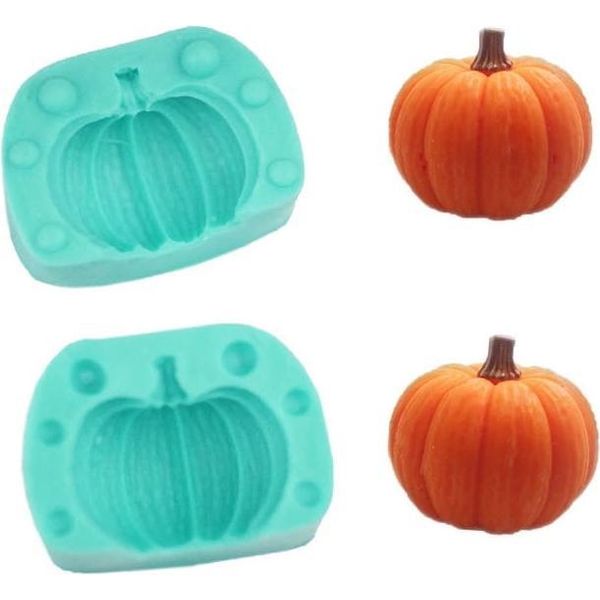 Stampo In Silicone Per Pasta Di Zucchero 3D Halloween Dynia-image