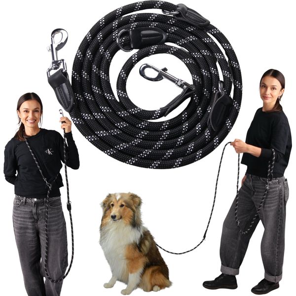 Guinzaglio Da Addestramento Per Cani, Corda, Forte, Lunga, Spessa, 10 M-image