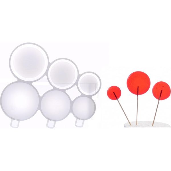 Stampo In Silicone Per Cerchi Di Lecca-Lecca In Isomalto-image