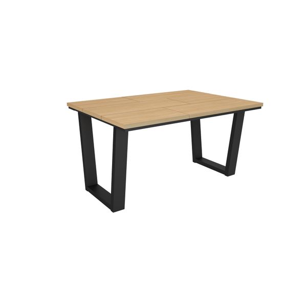 Tavolo Da Pranzo, 140X90X74Cm, Per 6 Persone, Tavolo Cucina, Rovere Soft-image