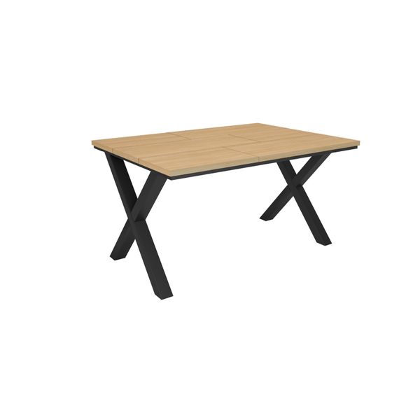 Tavolo Da Pranzo, 140X90X74Cm, Per 6 Persone, Tavolo Cucina, Rovere Soft-image