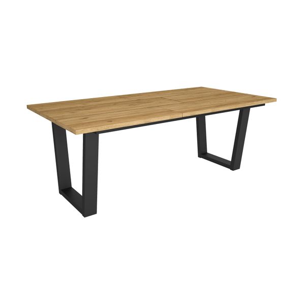 Tavolo Da Pranzo, 194X90X74Cm, Per 10 Persone, Tavolo Cucina, Rovere-image