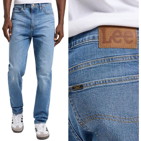 Lee Herren, Jeanshosen, Slim Fit Austin, W32 L34, Blau, Jeans, Baggyjeans, Buggy-image