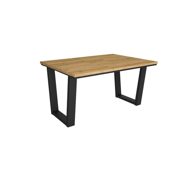 Tavolo Da Pranzo, 140X90X74Cm, Per 6 Persone, Tavolo Cucina, Rovere-image